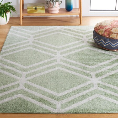 Safavieh 6 x 6 ft. Adirondack Power Loomed Square Area Rug Sage & Ivory ADR253W-6SQ